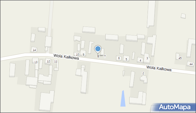 Gosławice, Gosławice, 8, mapa Gosławice