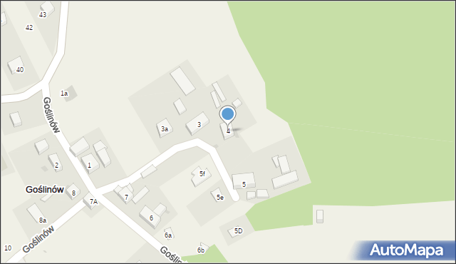 Goślinów, Goślinów, 4, mapa Goślinów