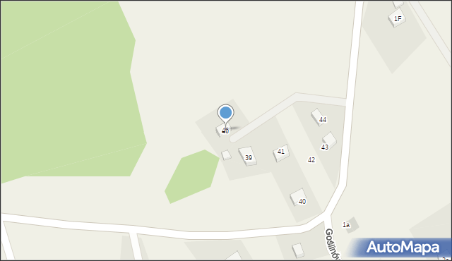 Goślinów, Goślinów, 46, mapa Goślinów