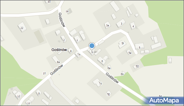 Goślinów, Goślinów, 7, mapa Goślinów