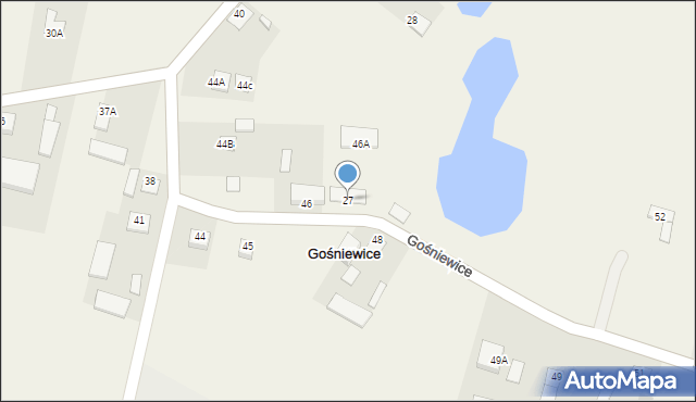 Gośniewice, Gośniewice, 27, mapa Gośniewice