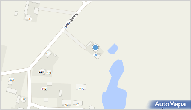 Gośniewice, Gośniewice, 28, mapa Gośniewice