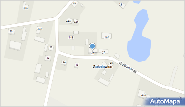 Gośniewice, Gośniewice, 46, mapa Gośniewice