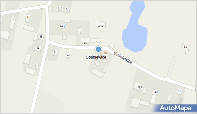 Gośniewice, Gośniewice, 48a, mapa Gośniewice