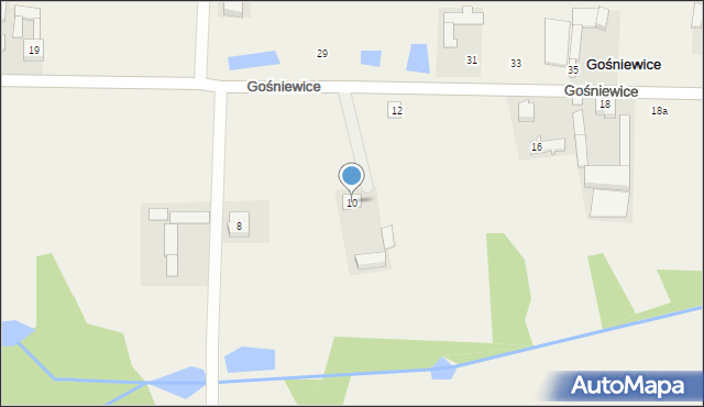 Gośniewice, Gośniewice, 10, mapa Gośniewice