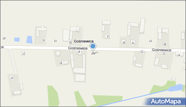 Gośniewice, Gośniewice, 18a, mapa Gośniewice