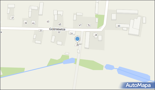 Gośniewice, Gośniewice, 26, mapa Gośniewice