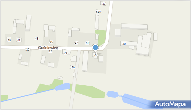 Gośniewice, Gośniewice, 28, mapa Gośniewice