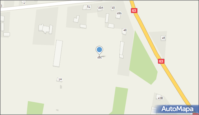 Gostchorz, Gostchorz, 49c, mapa Gostchorz