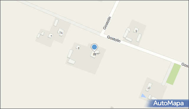 Gostolin, Gostolin, 8B, mapa Gostolin