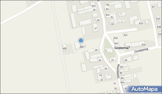 Gostomia, Gostomia, 46a, mapa Gostomia