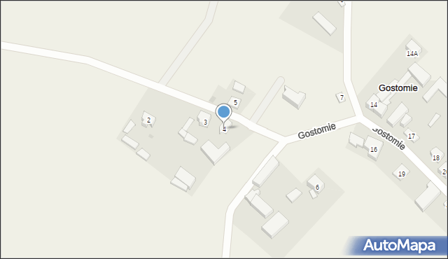 Gostomie, Gostomie, 4, mapa Gostomie