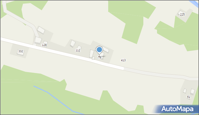 Gostwica, Gostwica, 79, mapa Gostwica
