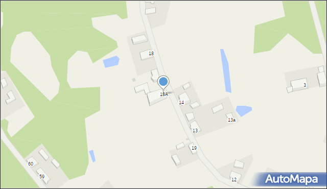 Goszczanowo, Goszczanowo, 18A, mapa Goszczanowo