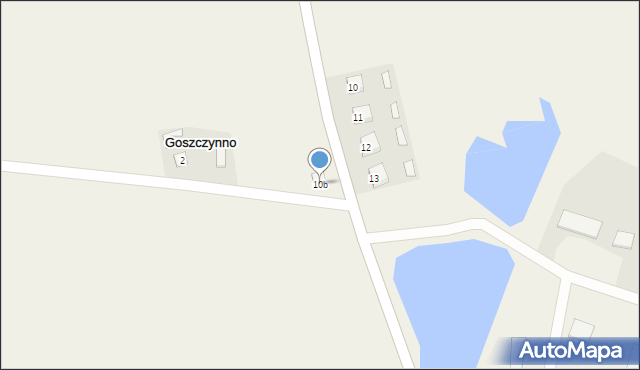 Goszczynno, Goszczynno, 10b, mapa Goszczynno