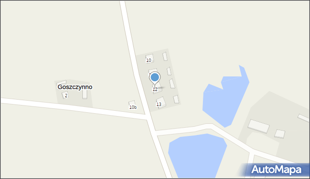 Goszczynno, Goszczynno, 12, mapa Goszczynno