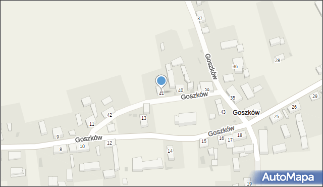 Goszków, Goszków, 41, mapa Goszków