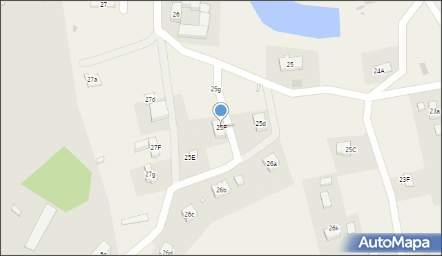 Goszów, Goszów, 25F, mapa Goszów