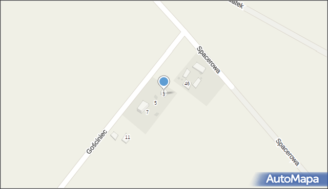 Goszyce, Gościniec, 3, mapa Goszyce