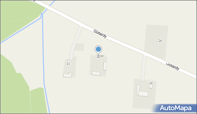 Gotardy, Gotardy, 22, mapa Gotardy