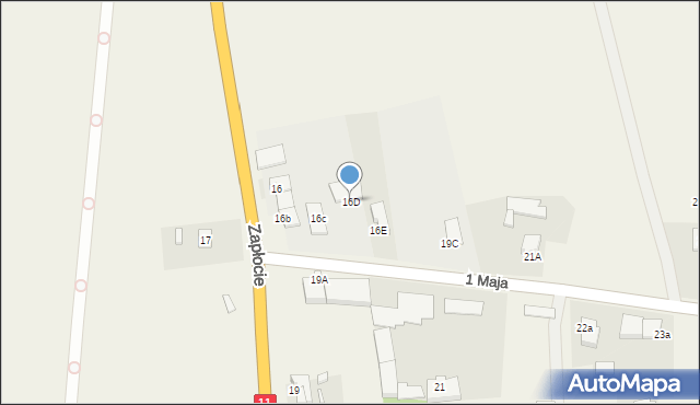 Gotartów, Gotartów, 16D, mapa Gotartów