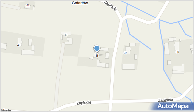 Gotartów, Gotartów, 38, mapa Gotartów