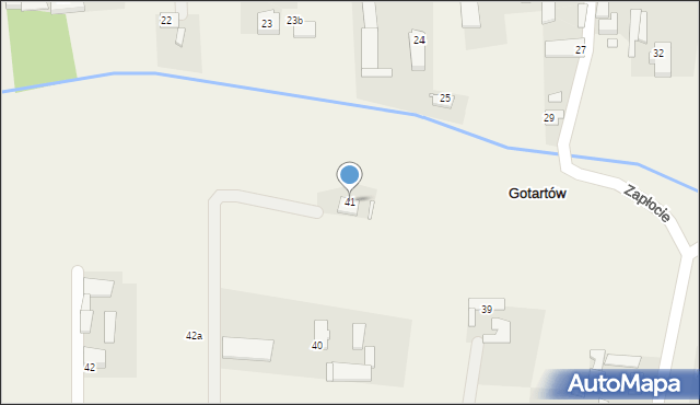 Gotartów, Gotartów, 41, mapa Gotartów