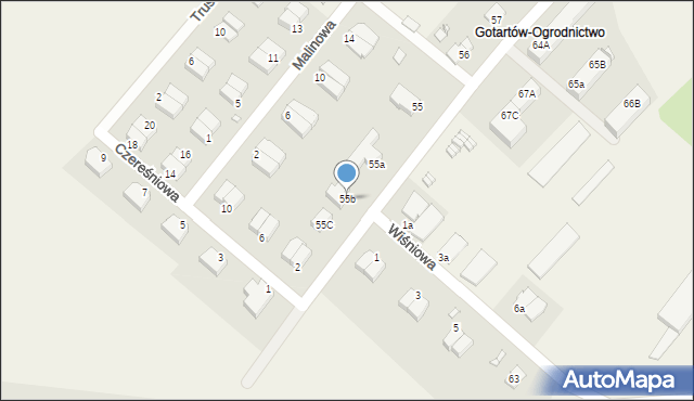 Gotartów, Gotartów, 55b, mapa Gotartów
