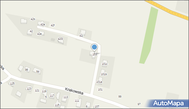 Gotkowice, Gotkowice, 103, mapa Gotkowice
