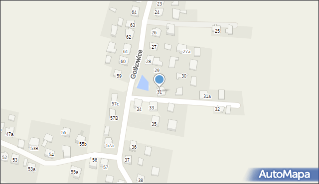 Gotkowice, Gotkowice, 31, mapa Gotkowice
