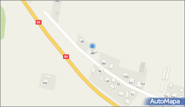 Gotkowice, Gotkowice, 48b, mapa Gotkowice