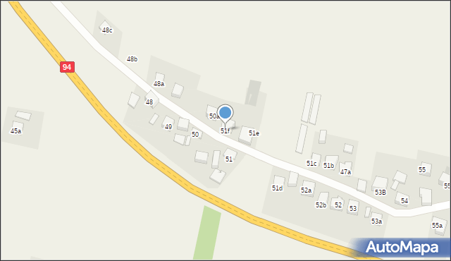 Gotkowice, Gotkowice, 51f, mapa Gotkowice