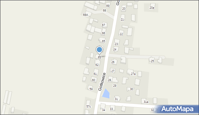 Gotkowice, Gotkowice, 63, mapa Gotkowice