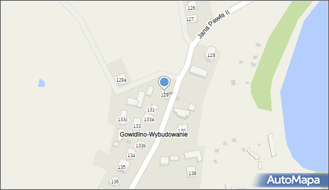 Gowidlino, Gowidlino, 129, mapa Gowidlino