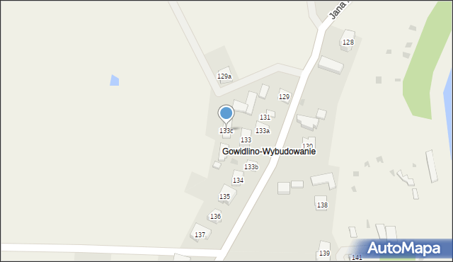 Gowidlino, Gowidlino, 133c, mapa Gowidlino
