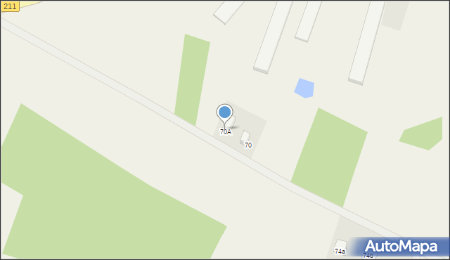 Gowidlino, Gowidlino, 70A, mapa Gowidlino