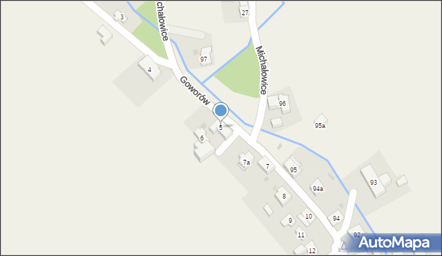Goworów, Goworów, 5, mapa Goworów