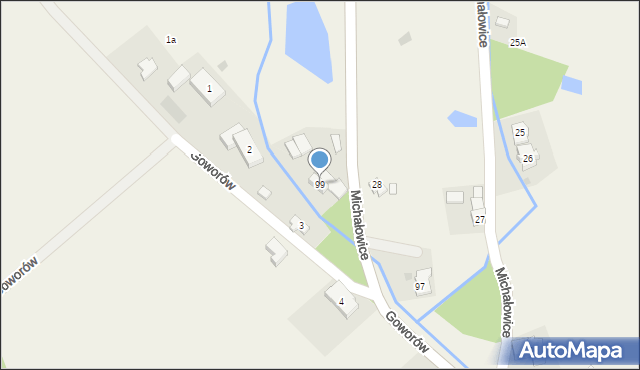 Goworów, Goworów, 99, mapa Goworów