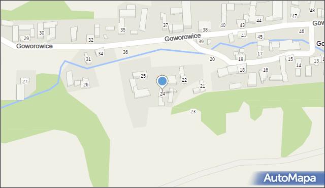 Goworowice, Goworowice, 24, mapa Goworowice