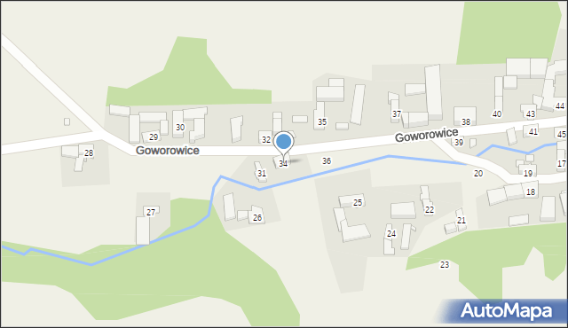 Goworowice, Goworowice, 34, mapa Goworowice