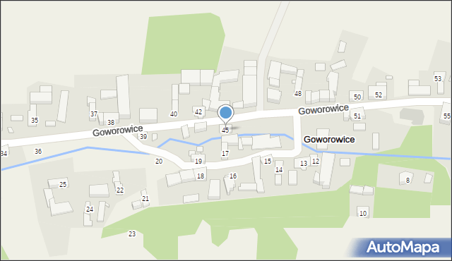 Goworowice, Goworowice, 45, mapa Goworowice