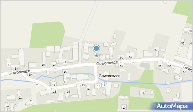 Goworowice, Goworowice, 48, mapa Goworowice