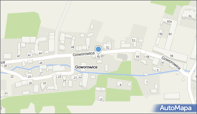 Goworowice, Goworowice, 51, mapa Goworowice