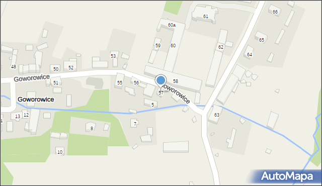 Goworowice, Goworowice, 57, mapa Goworowice