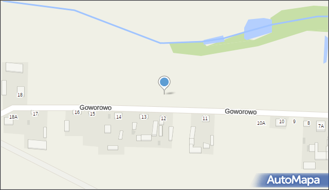 Goworowo, Goworowo, 12a, mapa Goworowo