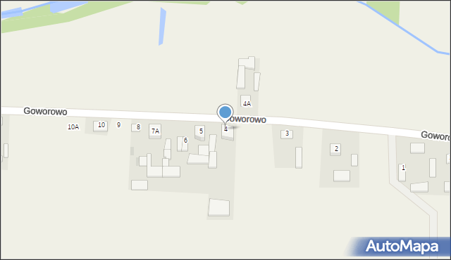 Goworowo, Goworowo, 4, mapa Goworowo