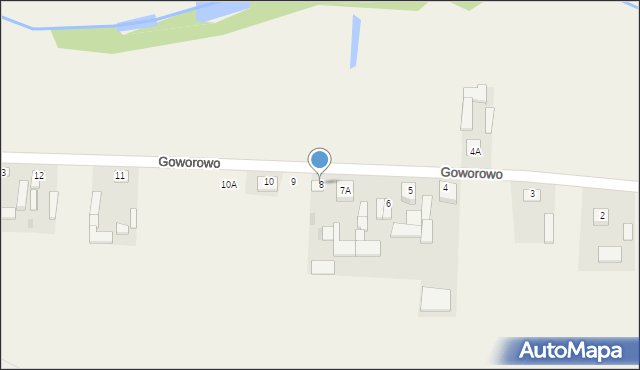 Goworowo, Goworowo, 8, mapa Goworowo