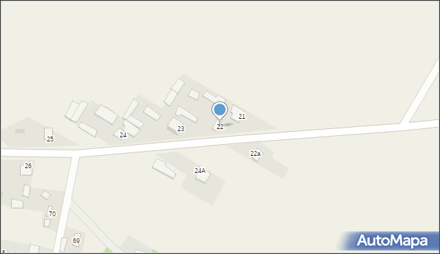 Gózd, Gózd, 22, mapa Gózd