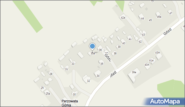 Gózd, Gózd, 35a, mapa Gózd