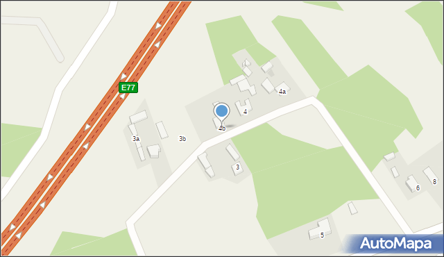 Gózd, Gózd, 4b, mapa Gózd